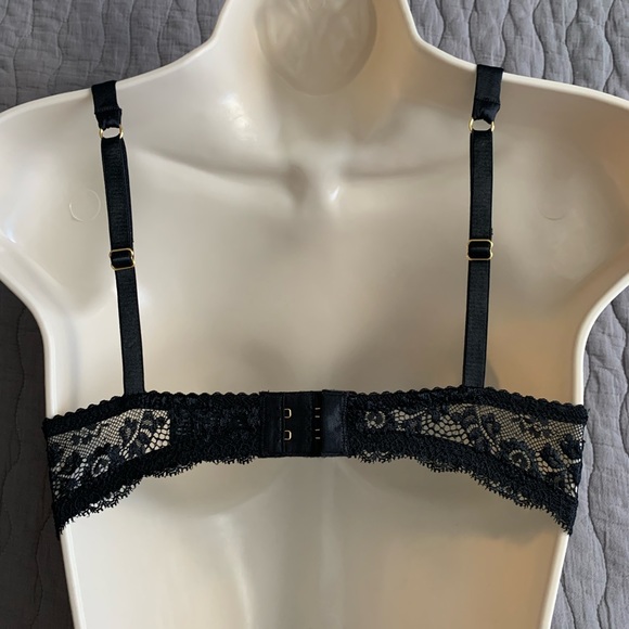 Myla high end UK brand black lace bra size M - Picture 11 of 11